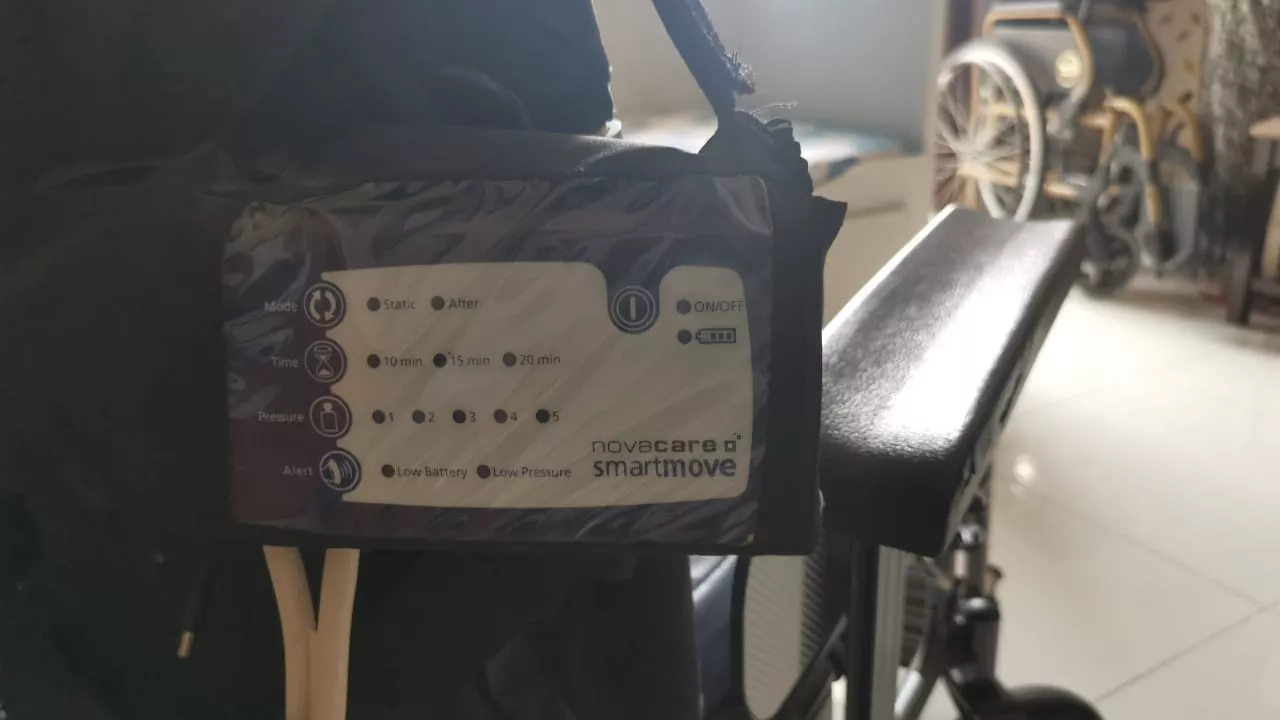 Electric Wheelchair with Battery Powered Cushion